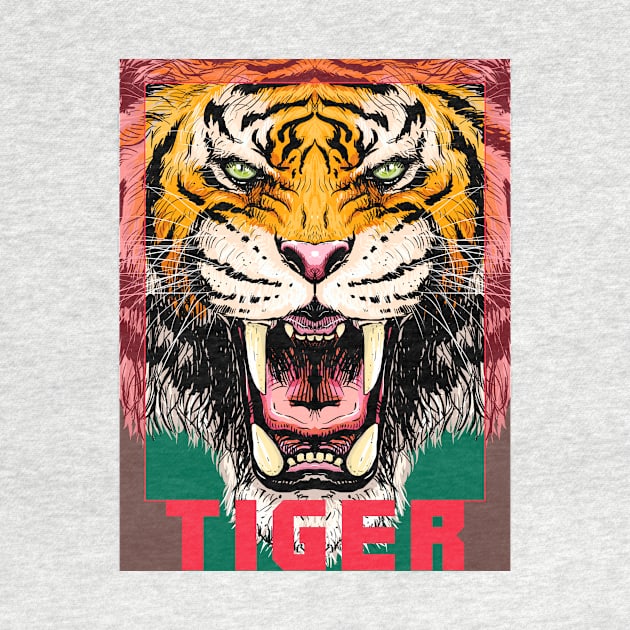 Roaring Tiger by Tapan